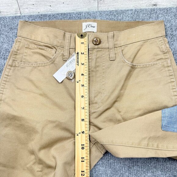 J.Crew Womens Patchwork Vintage Straight Chino Pants Size 25 NEW - Picture 12 of 14